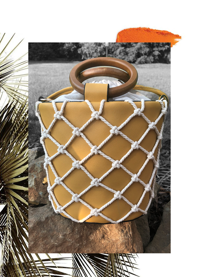 pleciona torebka na lato